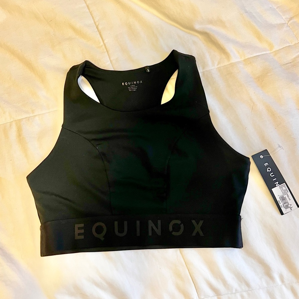 Equinox Black Sports Bra